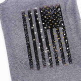 detail motif banniere usa