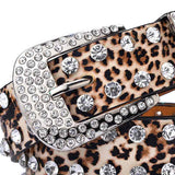 details boucle ceinture leopard cowgirl