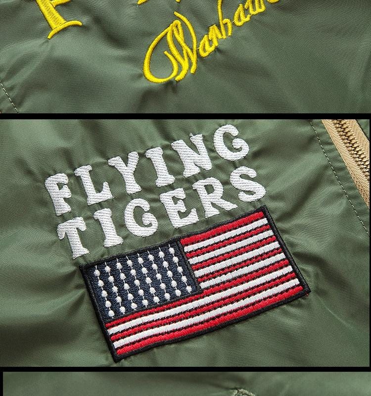 details broderies blouson usa