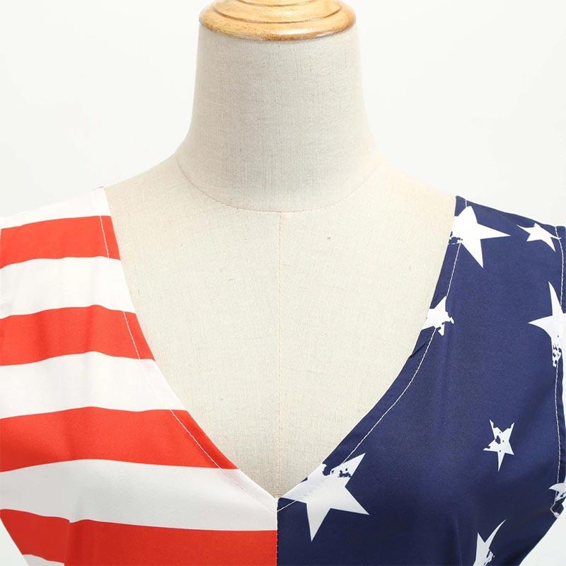 details decollete robe amerique