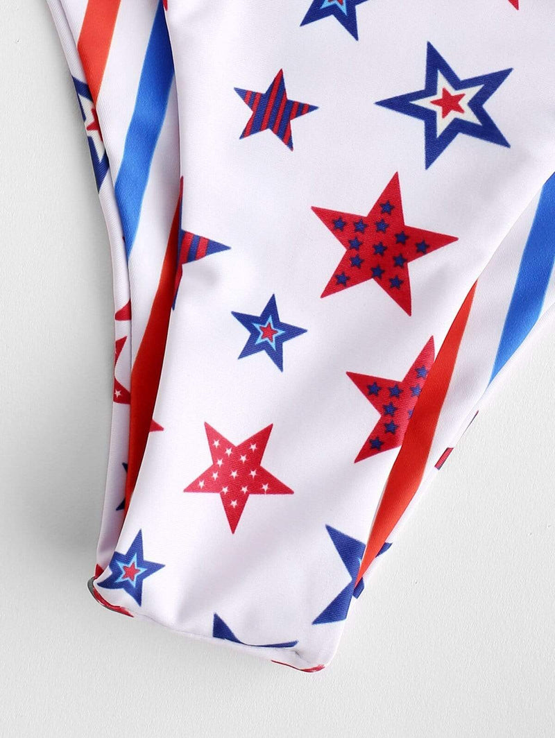 details tissu maillot etoile americaine