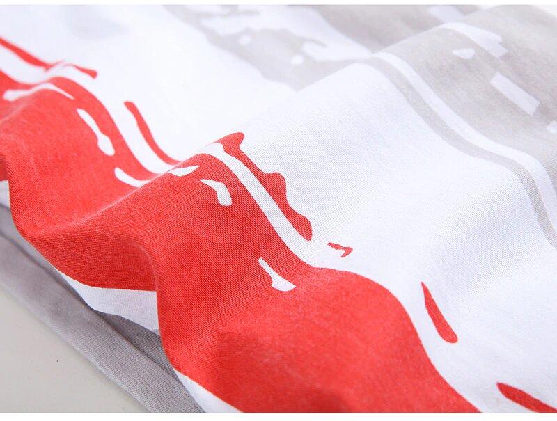 details bandes drapeau americain