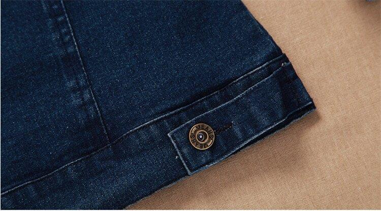 details bouton arriere blouson us