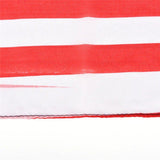 details foulard bandes drapeau usa