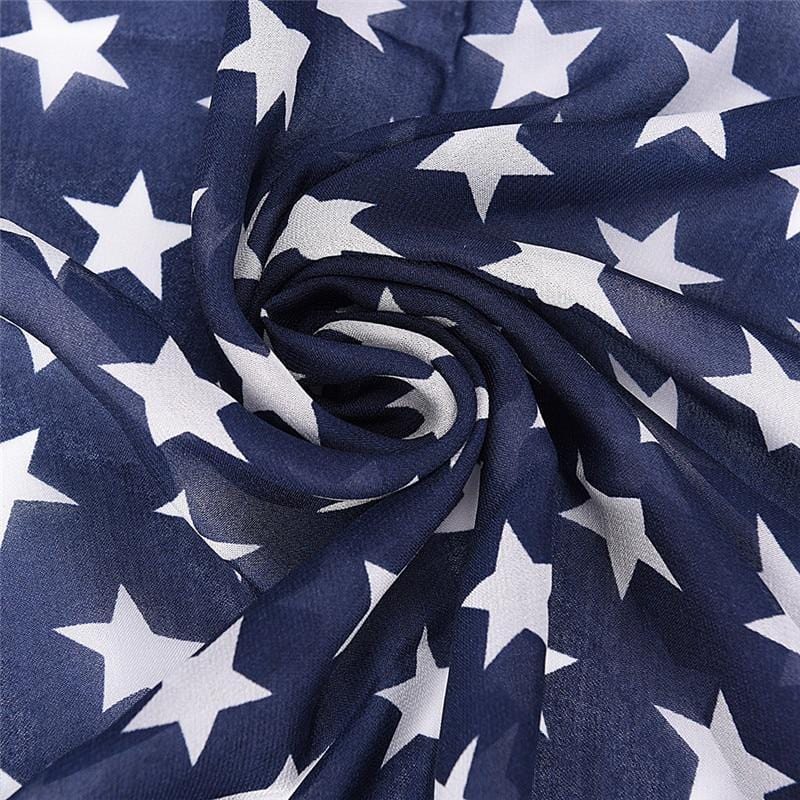 details foulard etoiles americaines