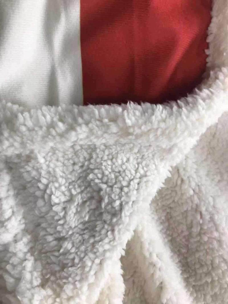 details interieur couverture drapeau usa