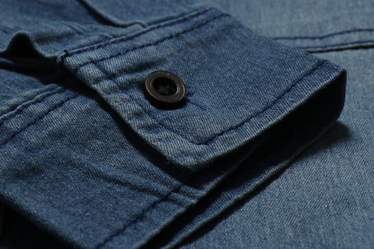 details manche chemise western