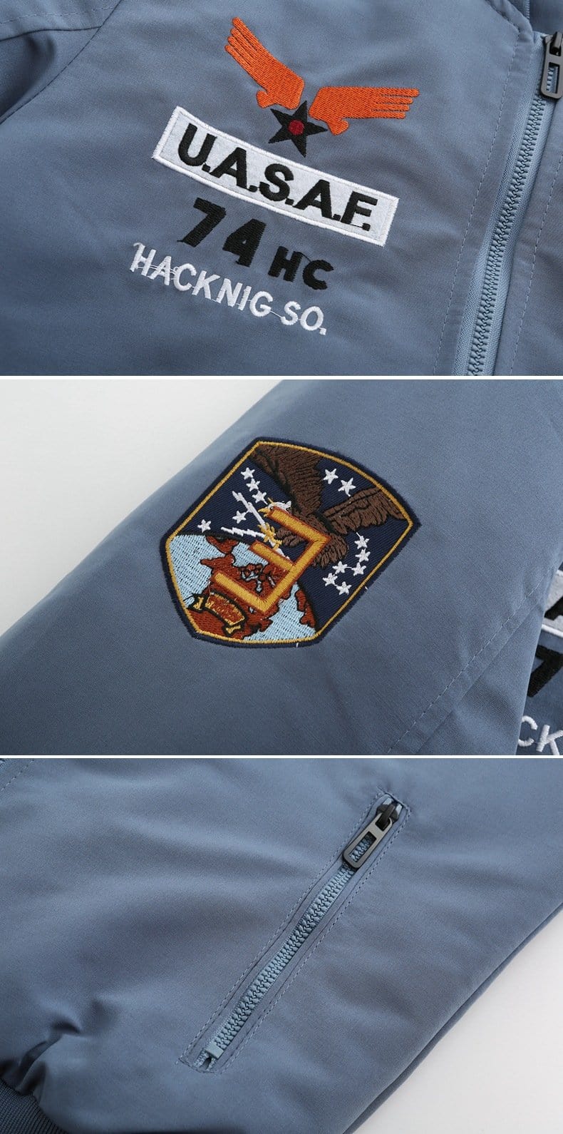details blasons us uasaf etats unis