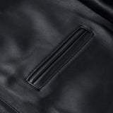 details poche blouson cuir usa