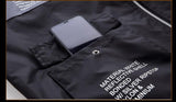 details poche blouson drapeau amerique