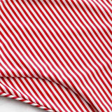details tissu bandes rouges us