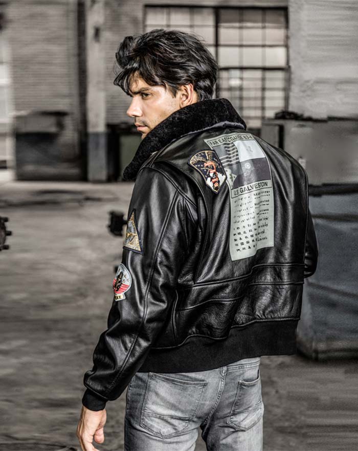 Blouson Cuir Pilote Americain