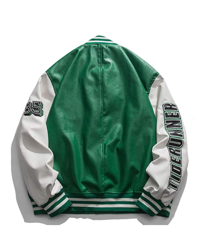 dos blouson teddy us vert