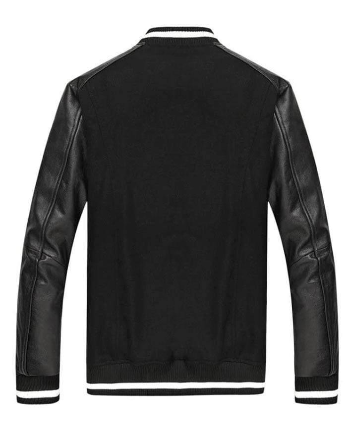 dos blouson universitaire americain