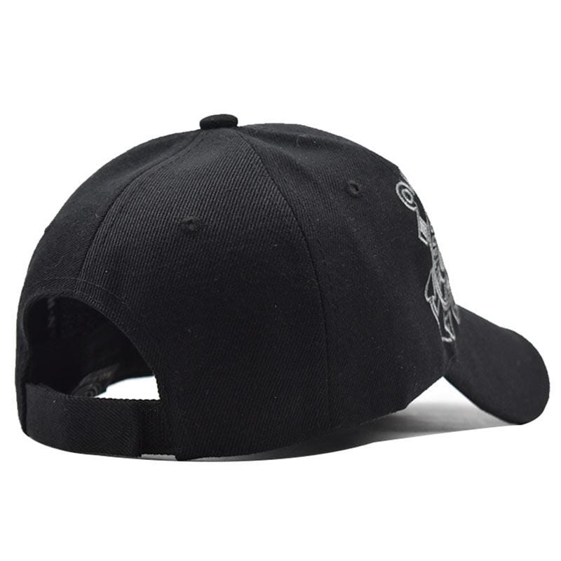 dos casquette noire style us