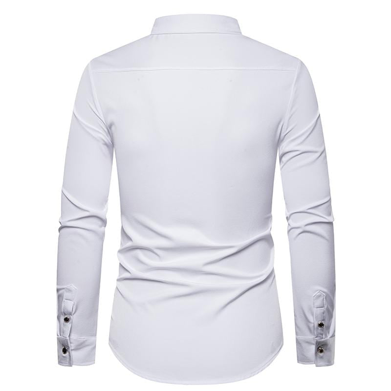 dos chemise blanche western
