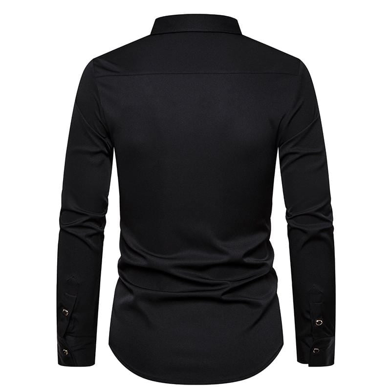 dos chemise noire