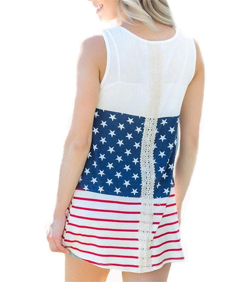 dos debardeur femme theme usa