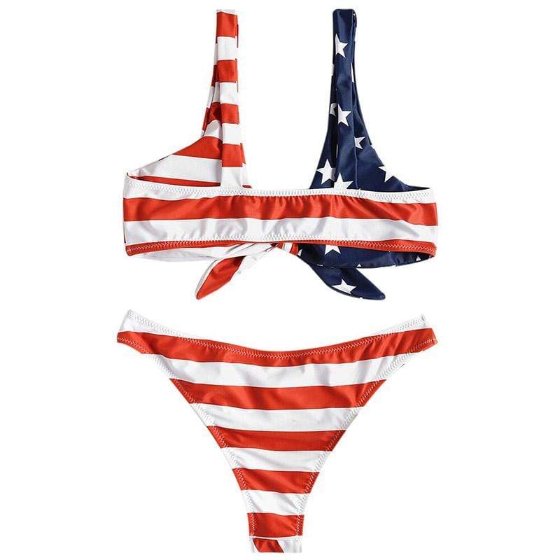 dos maillot femme motif USA