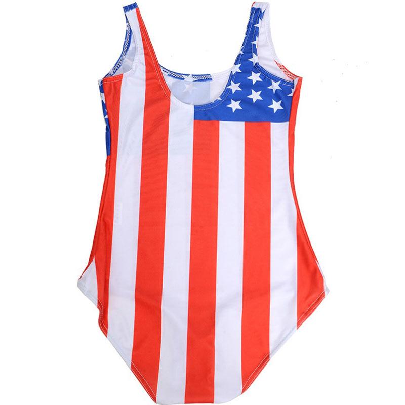 dos maillot une piece etendard amerique