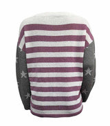 dos pull tricote americain