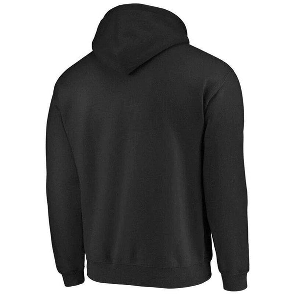 dos sweat americain capuche noir