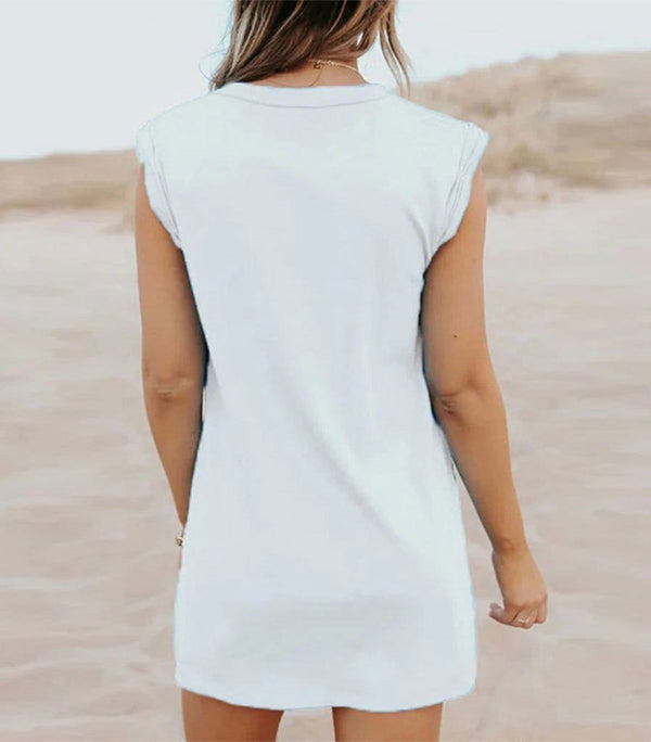 dos t shirt long pavillon usa