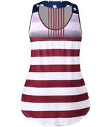 dos top femme drapeau usa