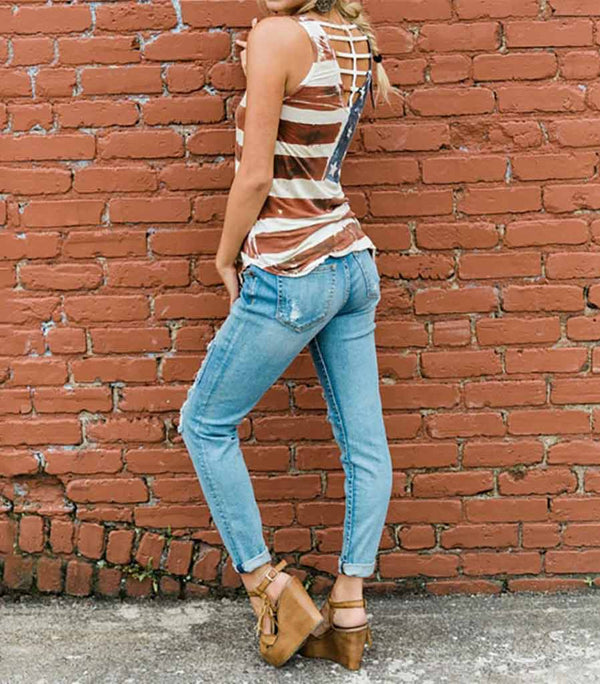 dos top femme usa echancre dos
