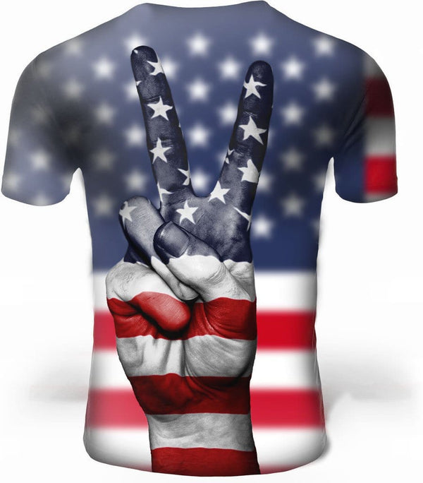 dos top homme drapeau us