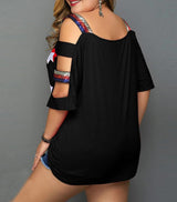 dos top long USA femme