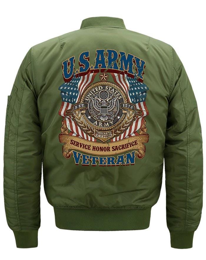 dos veste armee us homme