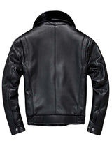 dos veste cuir pilote usa