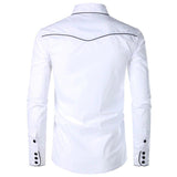 dos chemise blanche western