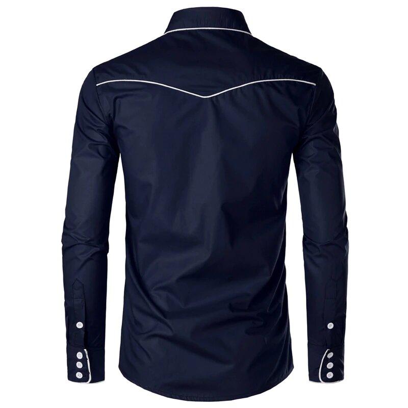 dos chemise brodee