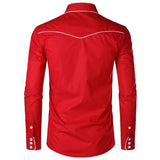 dos chemise rouge etats unis