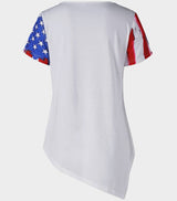 dos t shirt us femme ronde