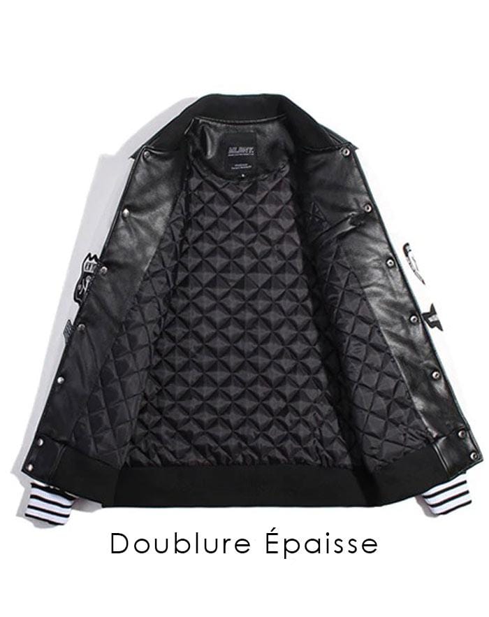 doublure epaisse blouson americain