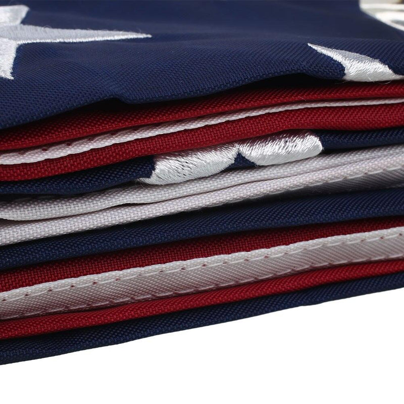 drapeau americain plie epaisseur