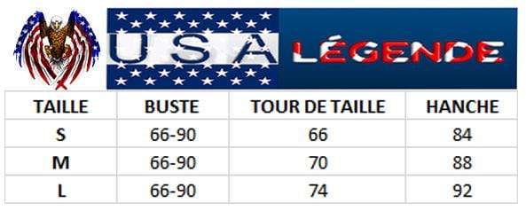 guide tailles brassiere drapeau americain
