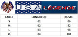 guide tailles debardeur femme imprime usa