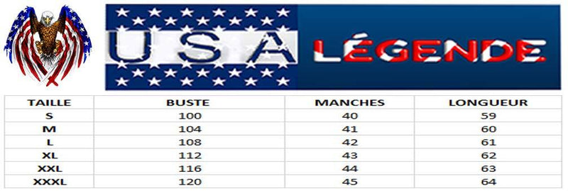 guide tailles haut americain femme