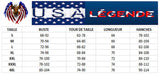 guide tailles maillot de bain fille americain