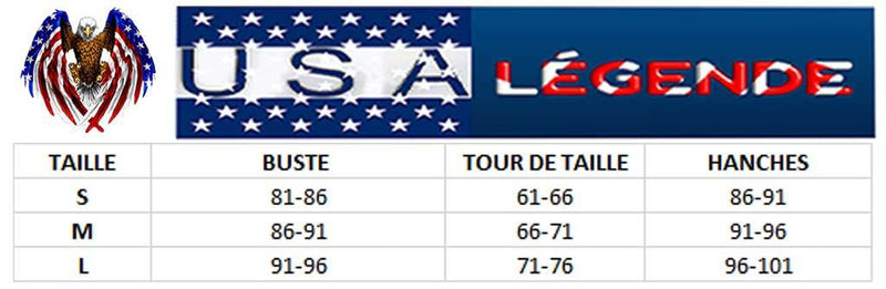 guide tailles maillot femme deux pieces usa