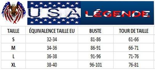 guide tailles maillot une piece lacet style americain