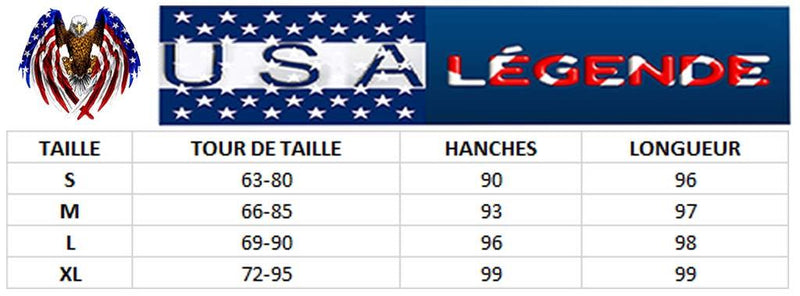 guide tailles vetement americain