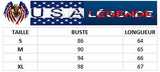 guide des tailles usa tank top