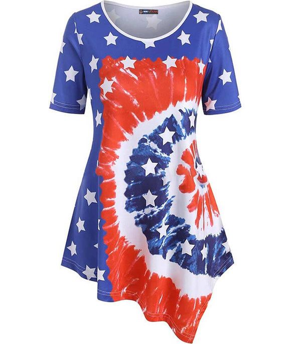 haut femme patriotique usa