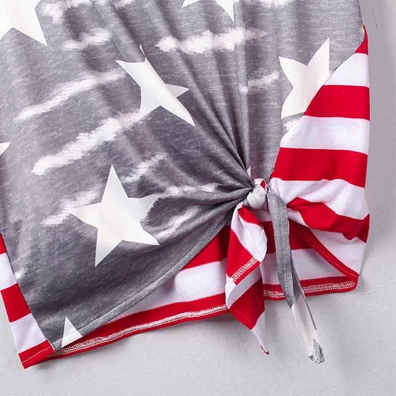 haut usa femme noeud