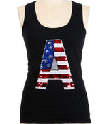 haut paillette americain femme